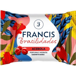 Sabonete em barra Francis Brasilidades Acerola 80g
