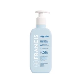 Loção Hidratante  Algodão 200ml  Francis